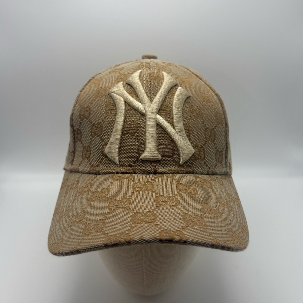NEW “NY” Logo (Beige)  baseball cap